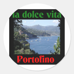 Portofino Italien Runder Aufkleber