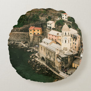PORTOFINO ITALIEN RUNDES KISSEN