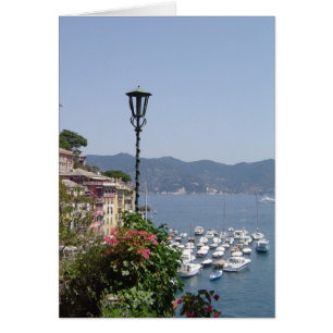 Portofino, leere Anlass-Karte Italiens