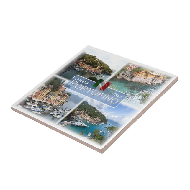 PORTOFINO, Mosaik, Ligurien, Italien, Fliese (Seite)