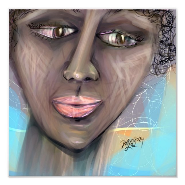 Portrait 12x12 Limited Edition 13. Juni Fotodruck (Vorne)