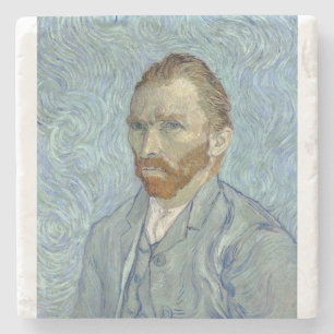 Portrait 1889 by Vincent van Gogh Steinuntersetzer