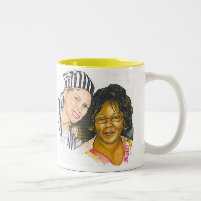 PORTRAIT#1 ZWEIFARBIGE TASSE (Rechts)