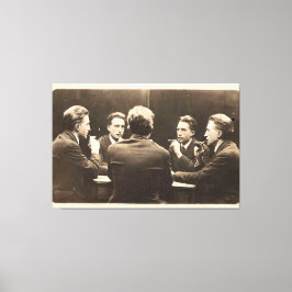 Portrait à cinq voies de Duchamp toile étirée
