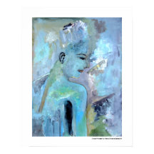 Portrait Abstrakte Gemälde von Woman
