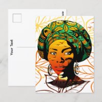 Portrait afrikanischer Frauen mit Sonnenuntergang