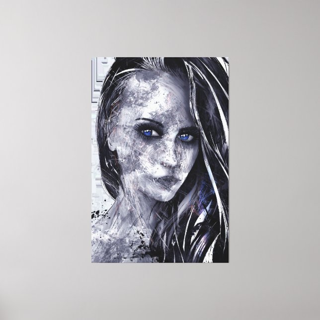 Portrait Art Leinwanddruck (Vorderseite)