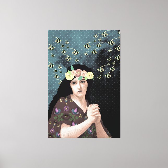 Portrait Art Leinwanddruck (Vorderseite)