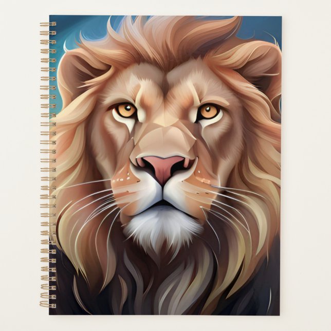 Portrait Art numérique Lion-56556 (Devant)