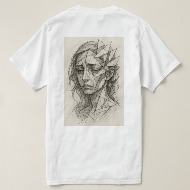 Portrait Art T-Shirt (Design Rückseite)