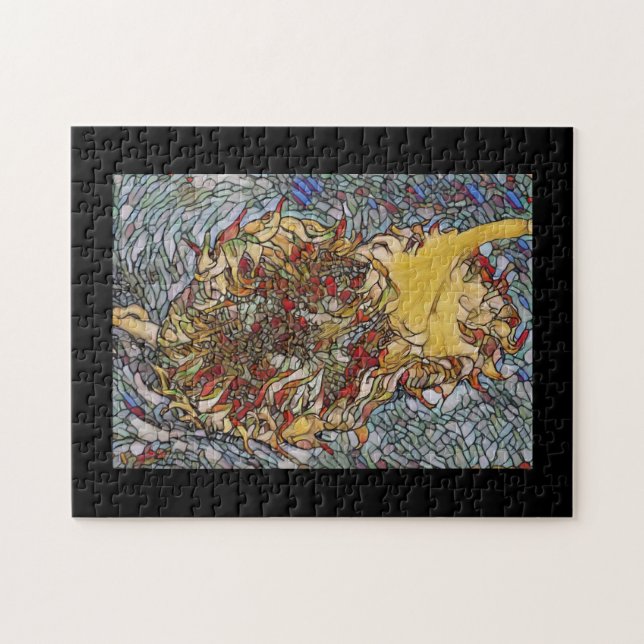 Portrait aus Blume aus Hartglas (Horizontal)
