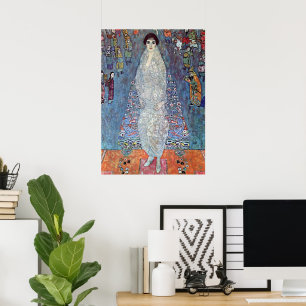 Portrait Baroness Elisabeth Bacchofen Echt, Klimt Poster