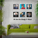 Portrait Collage Liebe für Familie und Freunde für Schaumstoff Fotofliesen<br><div class="desc">Family And Friends Portrait Collage Liebe Forever Foto Tiles hat ein Set von sechs Fotos und sind ideal,  um in Ihrem Zuhause oder Büro zu platzieren. Personalisieren Sie mit Ihren bevorzugten Fotos und Informationen. Es ist auch ein großartiges Geschenk mit Ihren Fotos.</div>