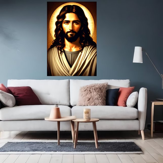 Portrait cool de Jésus-Christ | AI Art Poster (Créateur téléchargé)