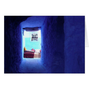 Portrait dans le bleu