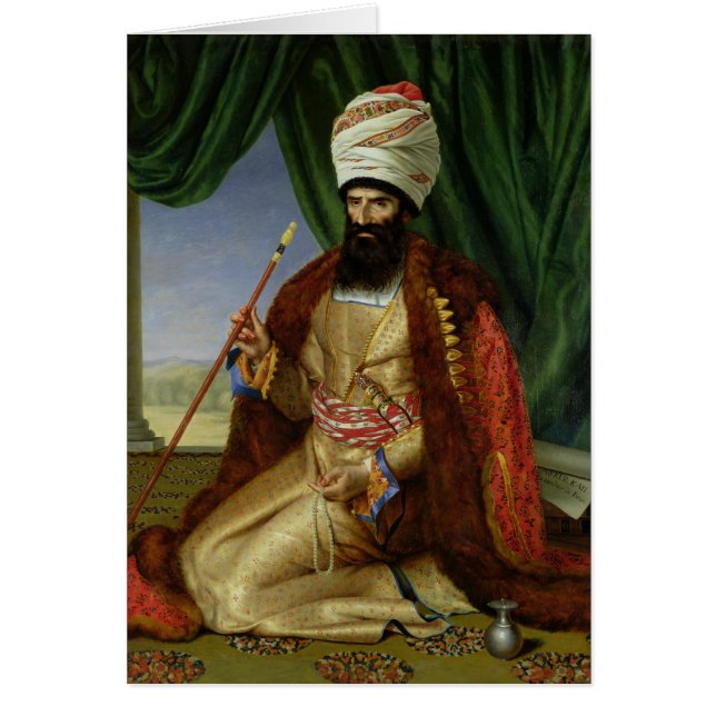 Portrait d'Asker-Khan, ambassadeur de Perse (Devant)