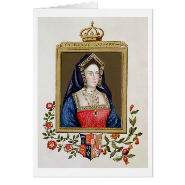 Portrait de Catherine d'Aragon (1485-1536) ęrs Qu (Devant)
