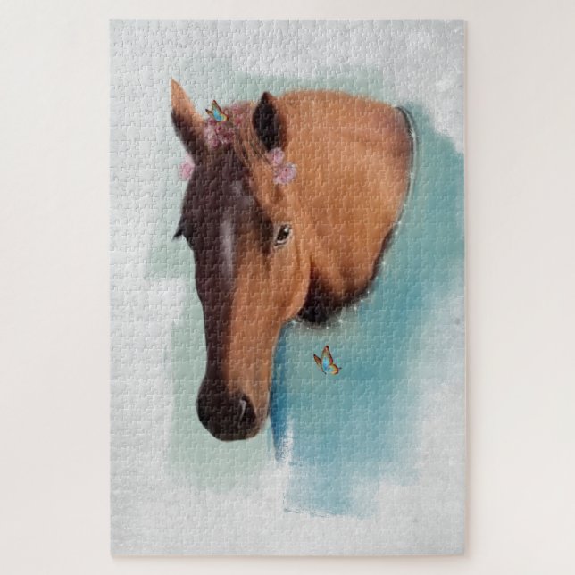 Portrait de Cheval - Puzzle (Vertical)