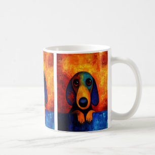 Portrait de chien Art Café Mug