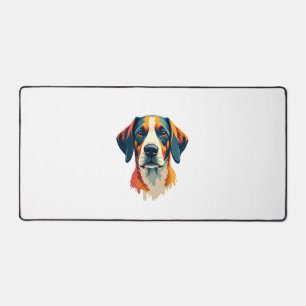 Portrait de chien coloré vintage style pop art Il