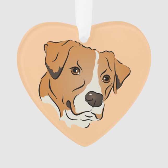 Portrait de chien graphique de mélange de boîtes (devant)