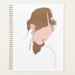 Portrait de contours moderne