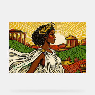Portrait de femme inspiré de l'antiquité