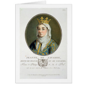 Portrait de Jeanne de Navarre (1271-1304), 1788 (c