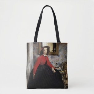 Portrait de Jeune Femme en Veste Tasche