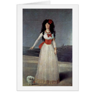 Portrait De La Duchesse D'Alba Par Francisco De Go