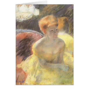 Portrait de Lydia à l'Opéra par Mary Cassatt