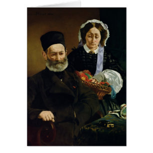 Portrait de Manet   de M et de Mme. Auguste Manet
