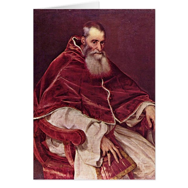 Portrait de Paul Iii. Par Titian (Devant)
