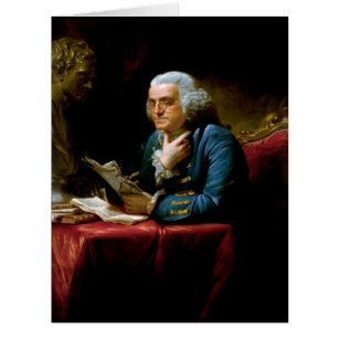 Portrait de pouce, Benjamin Franklin Père fondateu