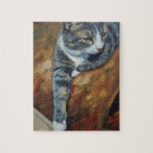 Portrait de Puzzle de Chat