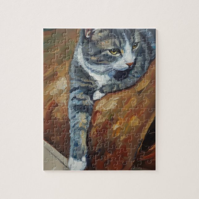 Portrait de Puzzle de Chat (Vertical)