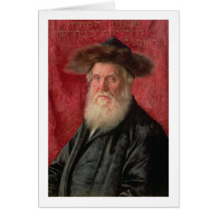 Portrait de Rabbin de Nadvorno, c.1910 (huile