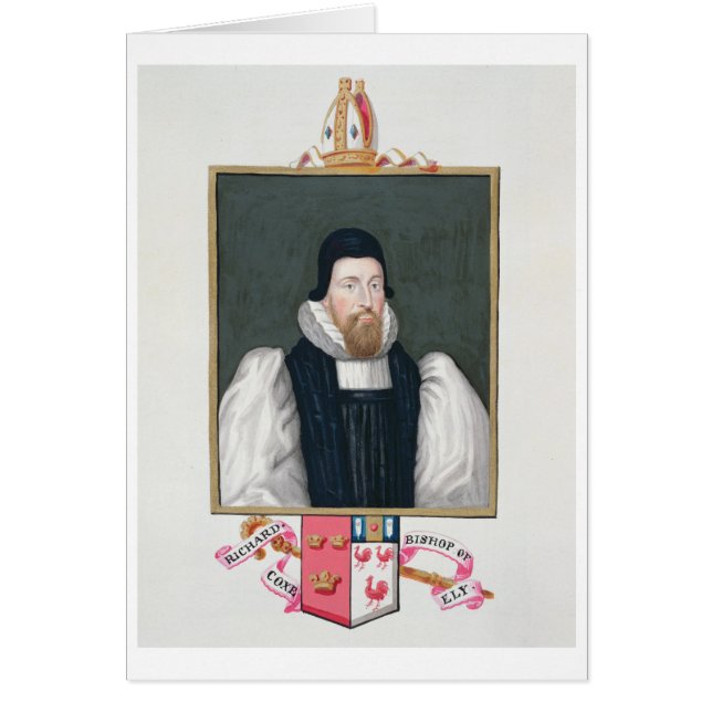 Portrait de Richard Cox (1500-81) Evêque d'Ely fr (Devant)