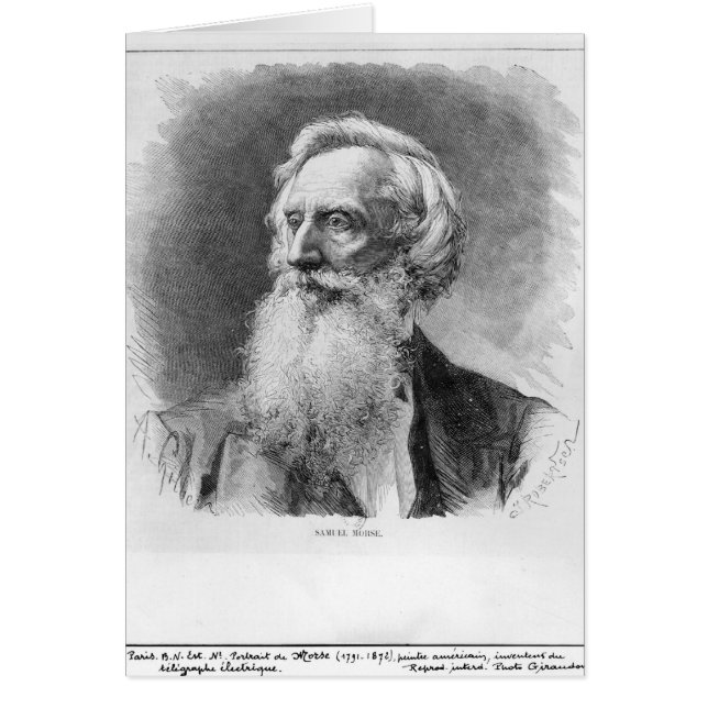 Portrait de Samuel Morse (Devant)