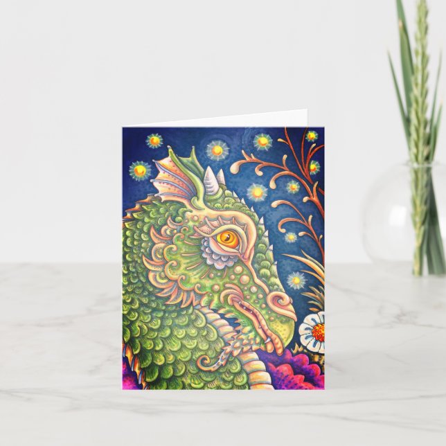 PORTRAIT DE TÊTE DE DRAGON MÉDIÉVAL, IMAGINAIRE SI (Devant)