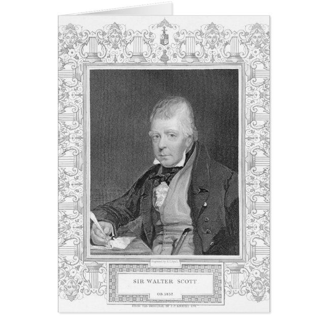 Portrait de Walter Scott (Devant)