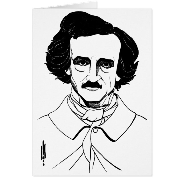 Portrait d'Edgar Allan Poe (Devant)