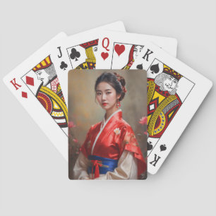 Portrait der Chinesischen Prinzessin Spielkarten