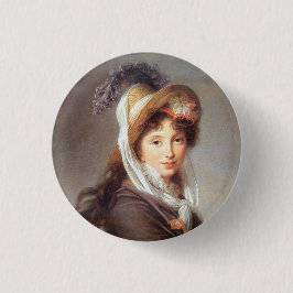 Portrait der französischen Dame Button