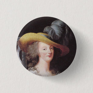 Portrait der französischen Königin, Marie Antoinet Button