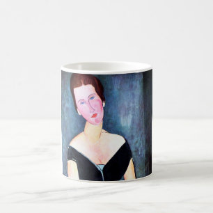 Portrait der Frau, Modigliani Kaffeetasse