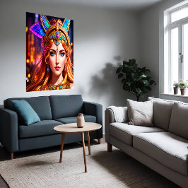 Portrait der griechischen Göttin Hera | AI Art Pos Poster
