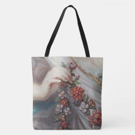 Portrait der Hand einer Dame nah Tasche