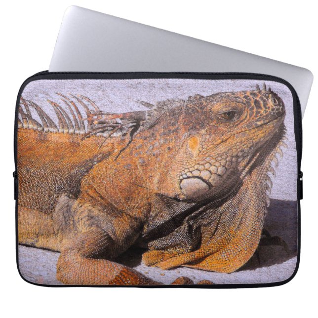 Portrait der Iguana Laptopschutzhülle (Vorderseite)