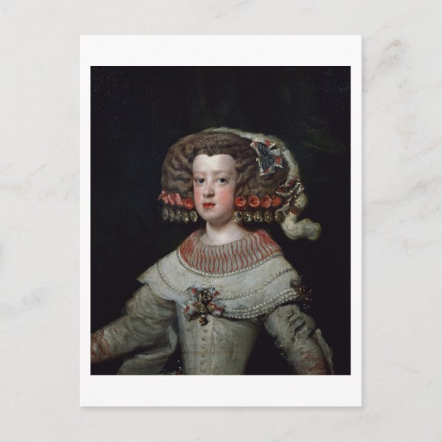 Portrait der Infanta Maria Teresa (1638-83) fut Postkarte (Vorderseite)